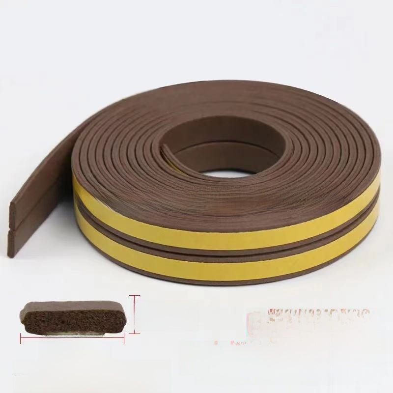 EPDM Foam Rubber Self-Adhesive Sealing Strip for Doors and Windows 6m Roll teemdrop