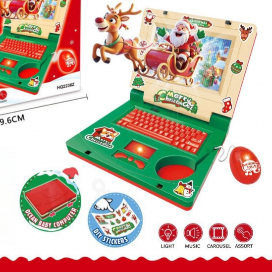 Simulation Notebook with Lights and Music for Early Learning