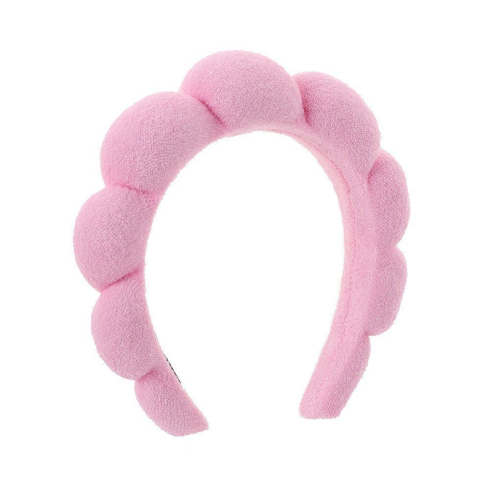 Lady's velvet sponge hairband teemdrop