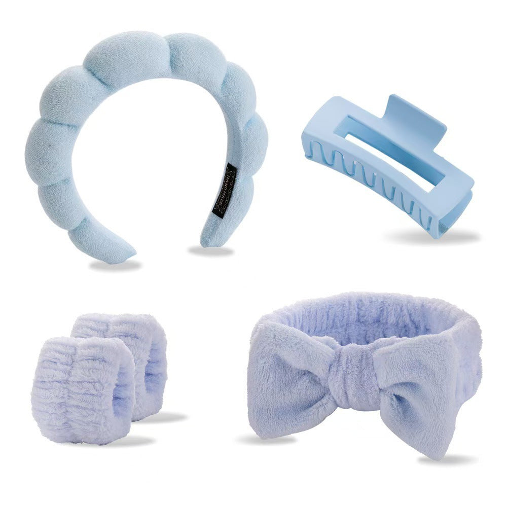 Lady's velvet sponge hairband teemdrop