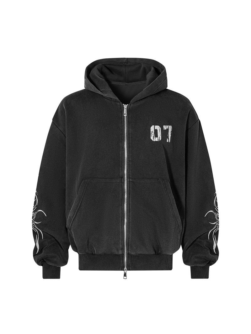 Streetwear retro loose coat