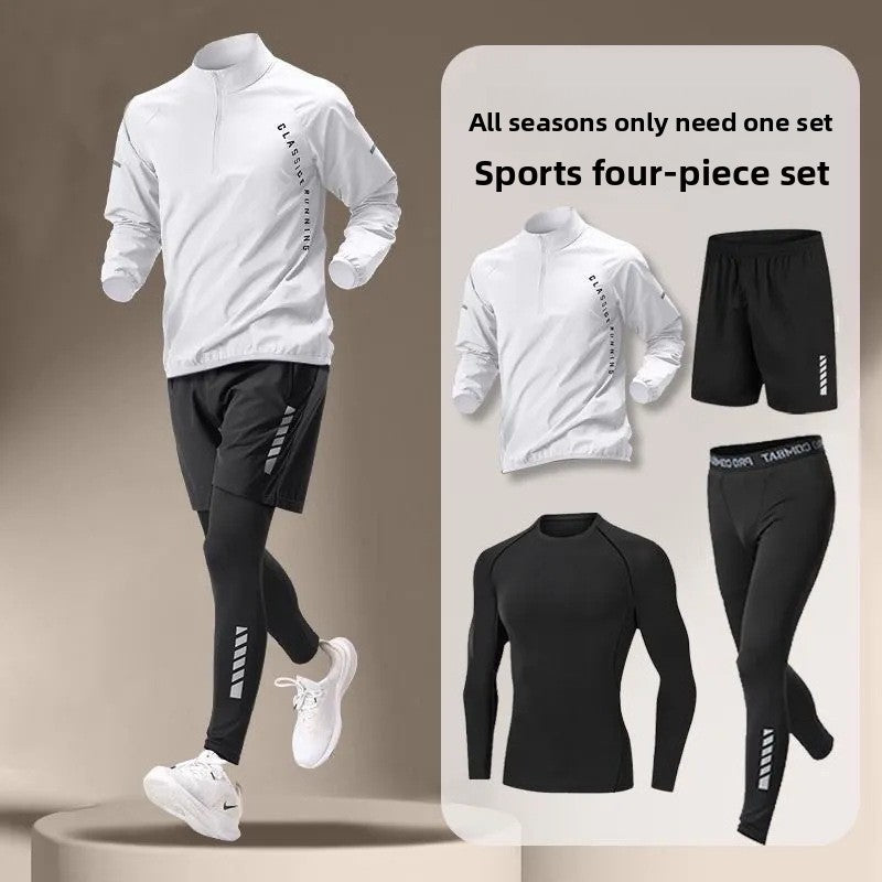 Men's running quick-drying training suit teemdrop