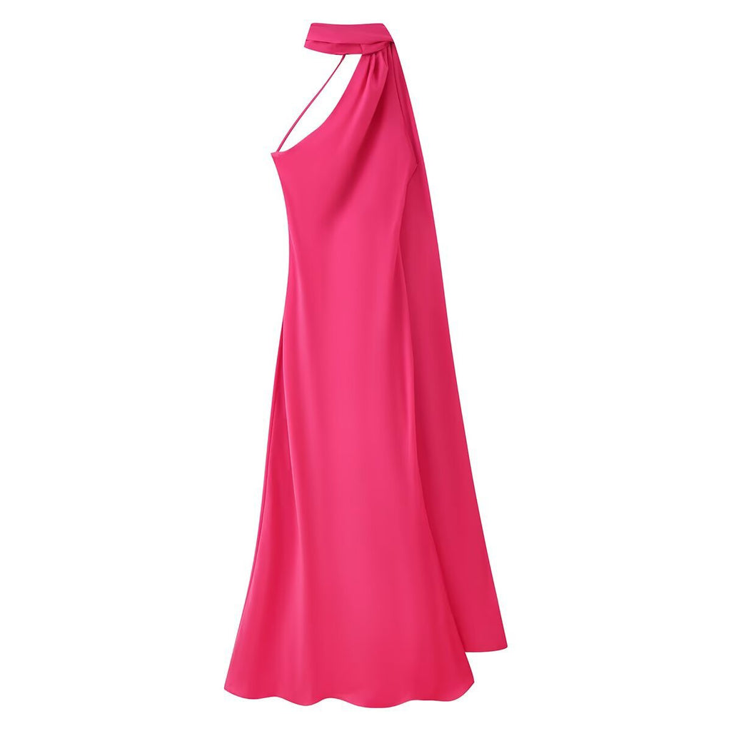 Elegant Halter Backless Slim Long Dress