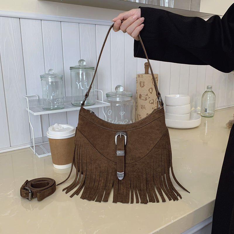 Bohemian tassel handbag