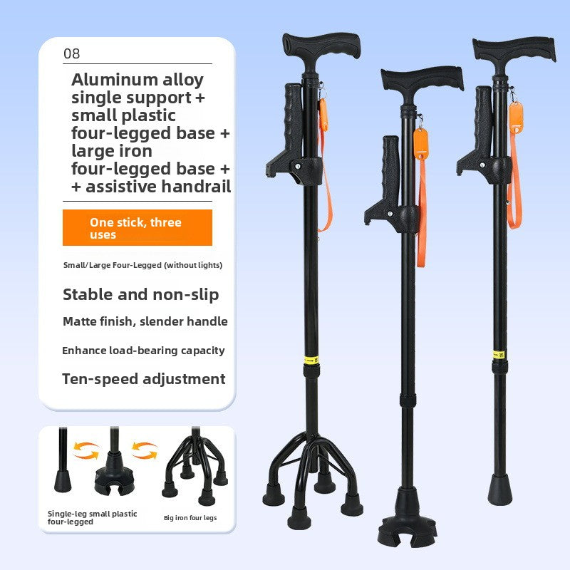 Anti-accident walking sticks for the elderly