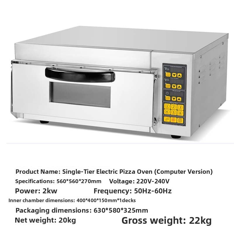 Commercial Electric Gas Pizza Baking Oven