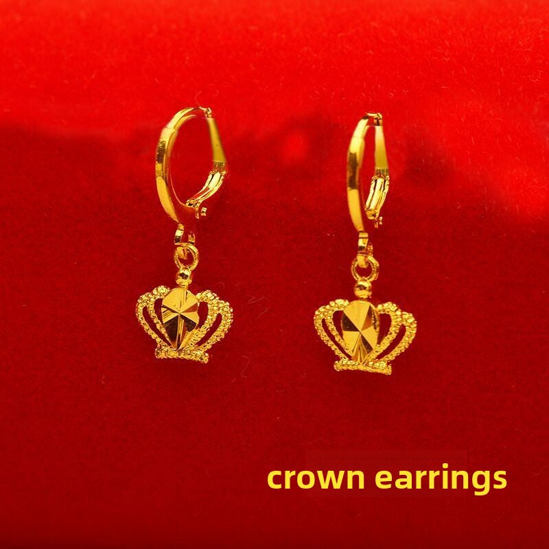Women's Gold-Plated Alloy Earrings