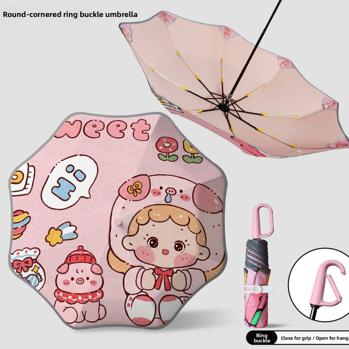Childrens Umbrella with Safety Design
