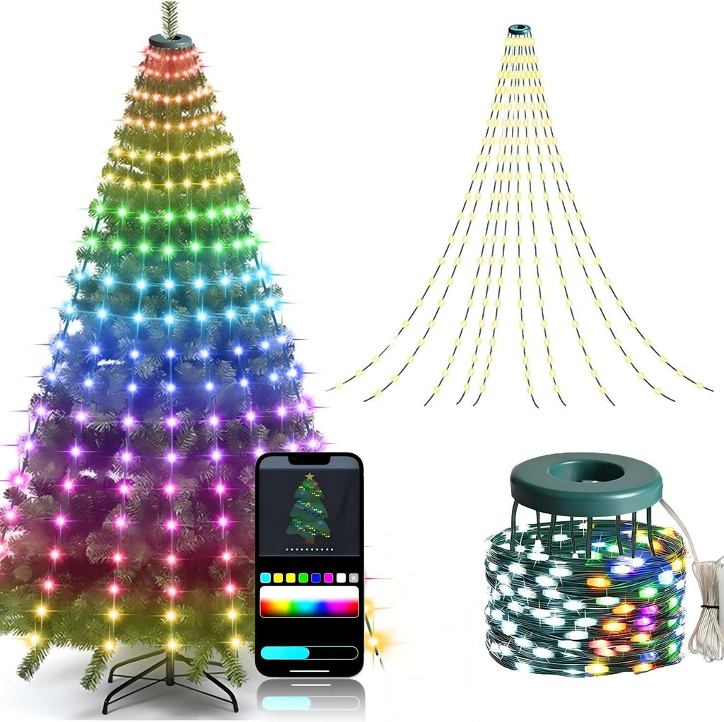 Programmable Remote Control LED Christmas Tree Lights