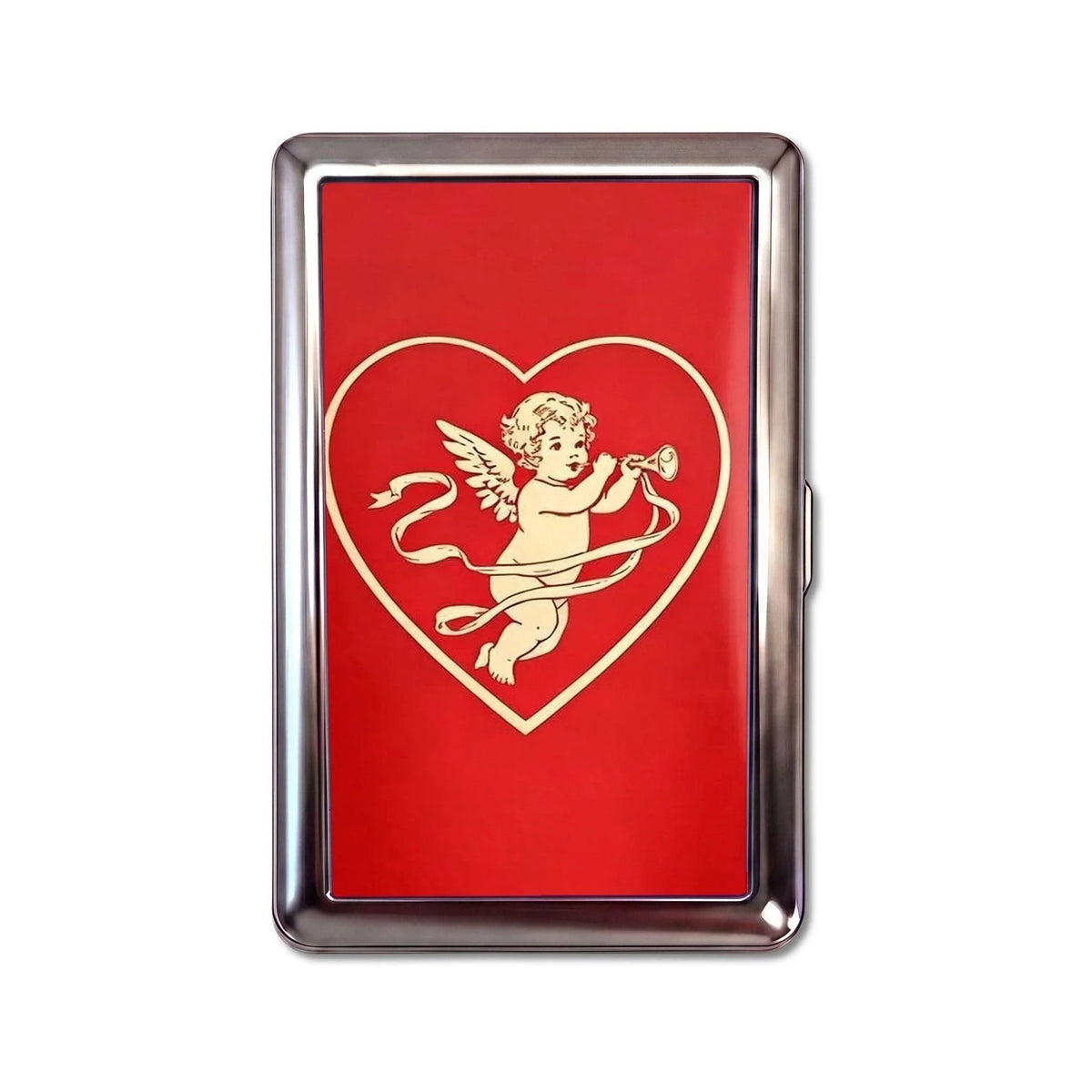 Vintage Style Zinc Alloy Multi-Functional Card and Cash Holder Box teemdrop