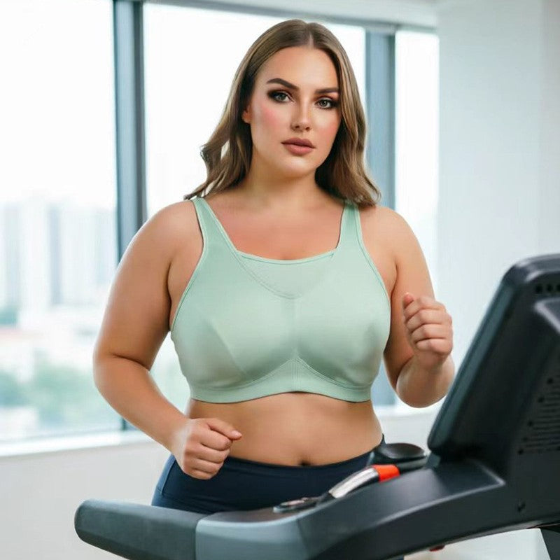 Women High Support Full Cup Shock-Proof Sports Bra teemdrop