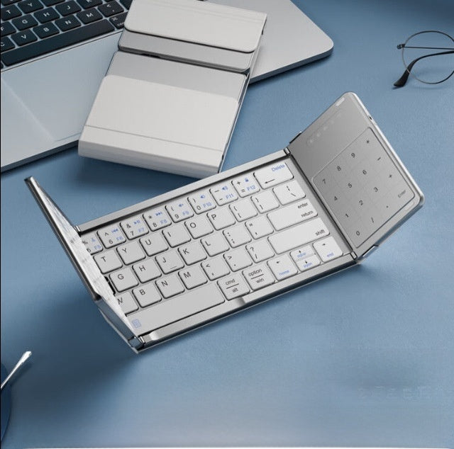 Wireless Folding Bluetooth Keyboard with Touchpad