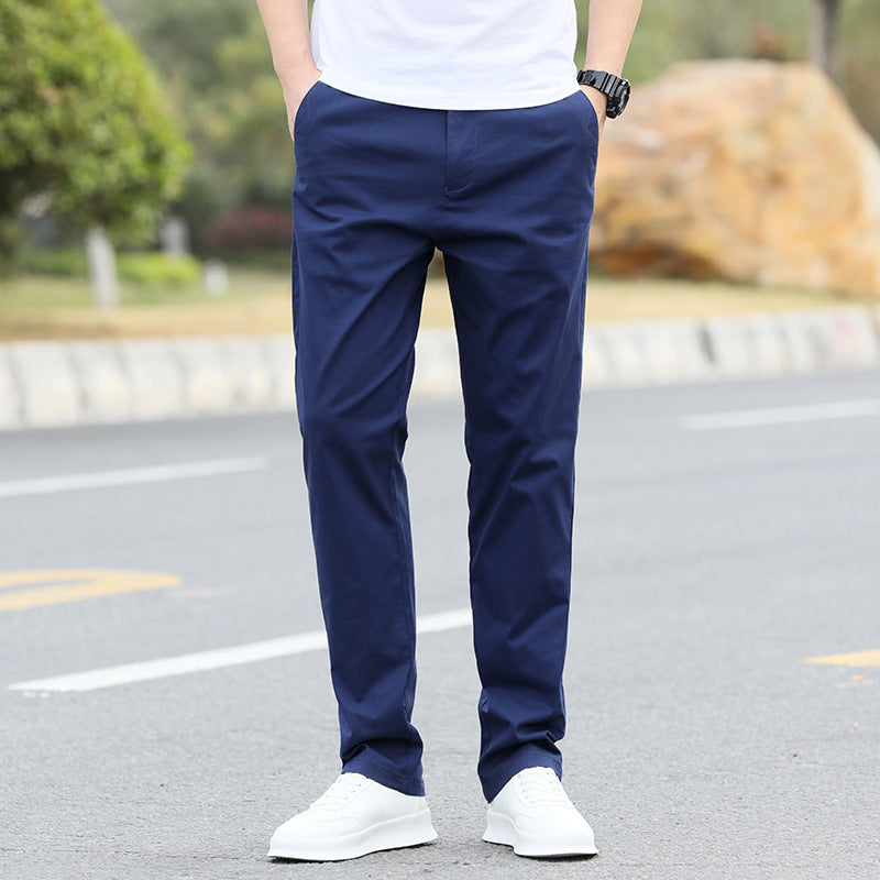 Men's Straight-Leg Stretch Casual Business Pants teemdrop