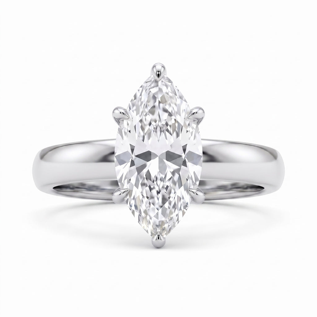 Wide Band Cubic Zirconia Gold Plated Ring