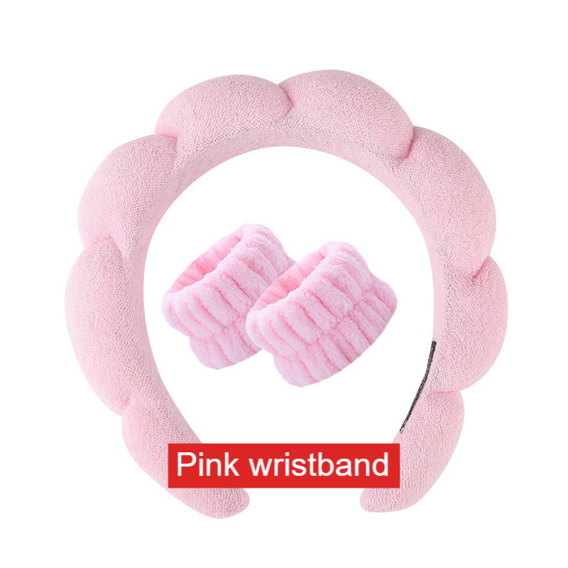 Lady's velvet sponge hairband teemdrop
