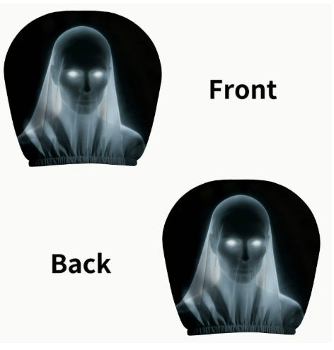 Car headrest cover