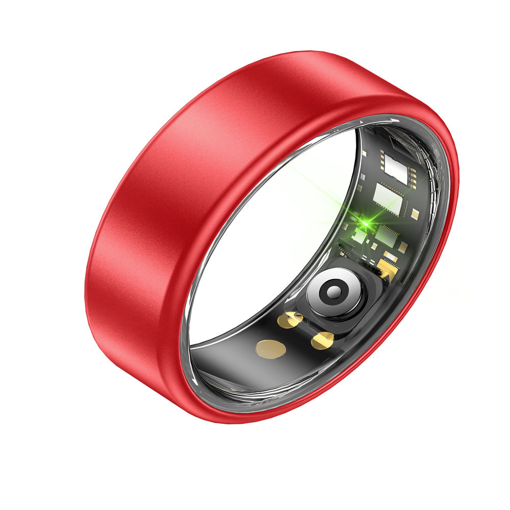 Smart Ring Health Tracker with Bluetooth Camera Control teemdrop