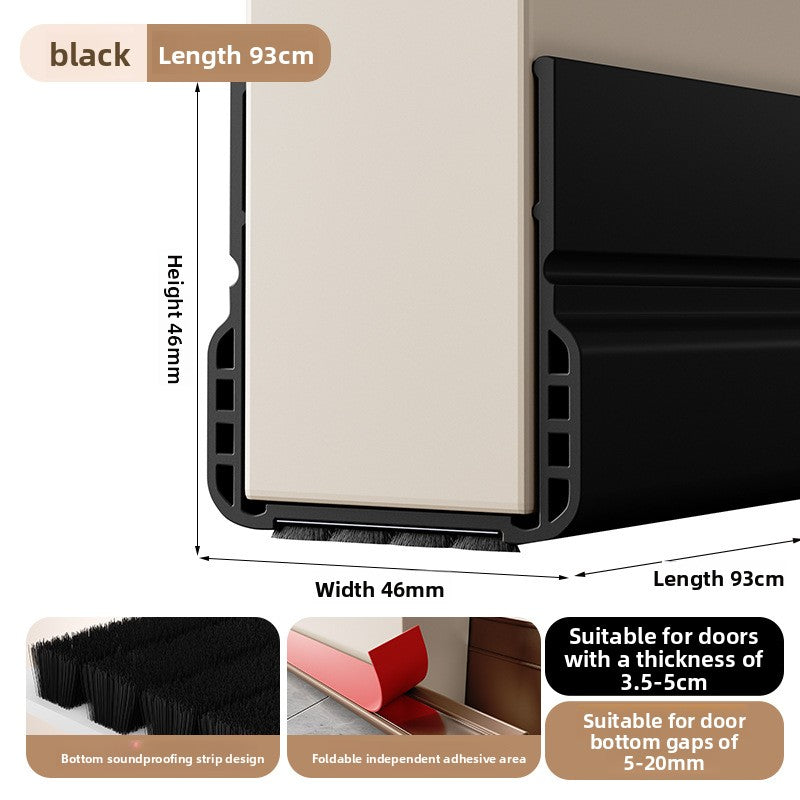 Self-Adhesive Under Door Draft Stopper Weather Stripping Seal Strip teemdrop