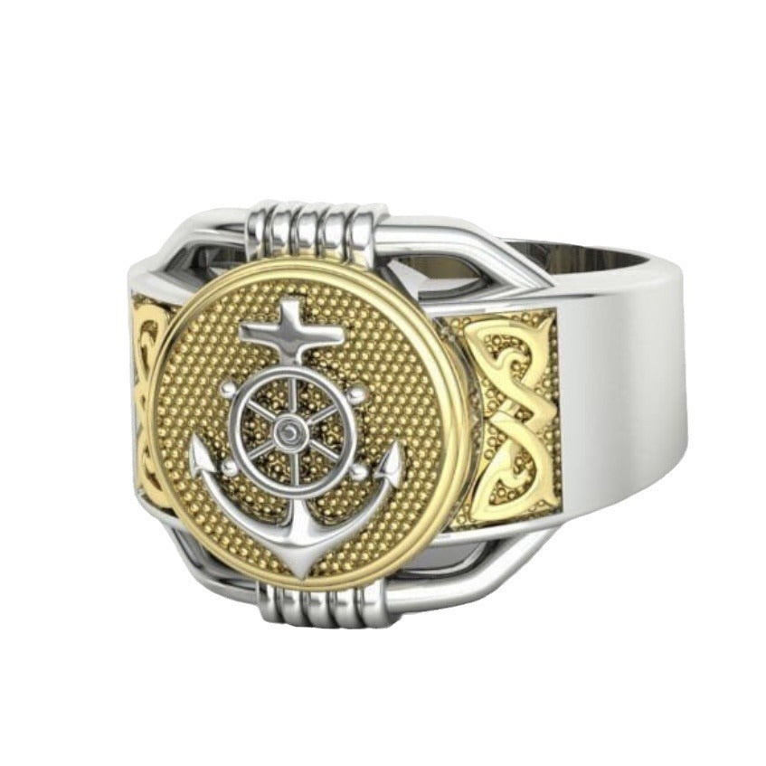 Anchor Shape Alloy Ring