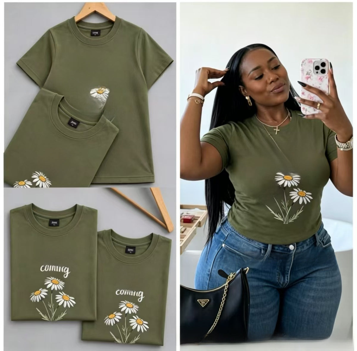 Cartoon-print top teemdrop