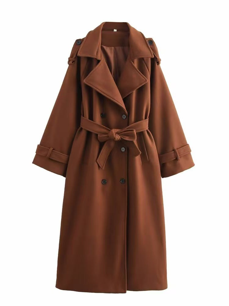 Double-Breasted Wool Coat