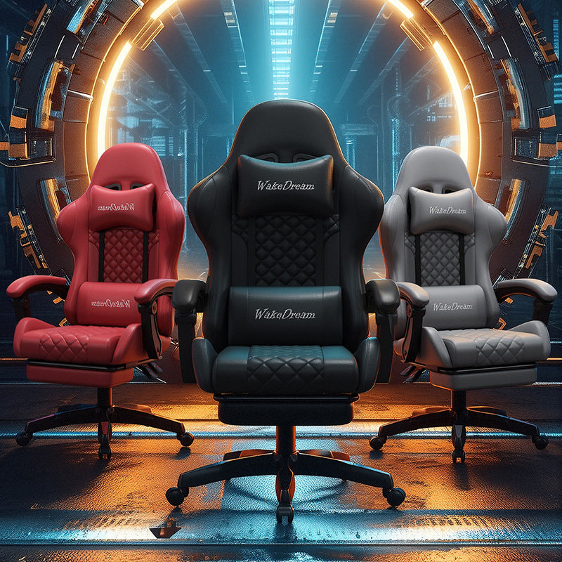 Ergonomic Gaming Chair with Footrest