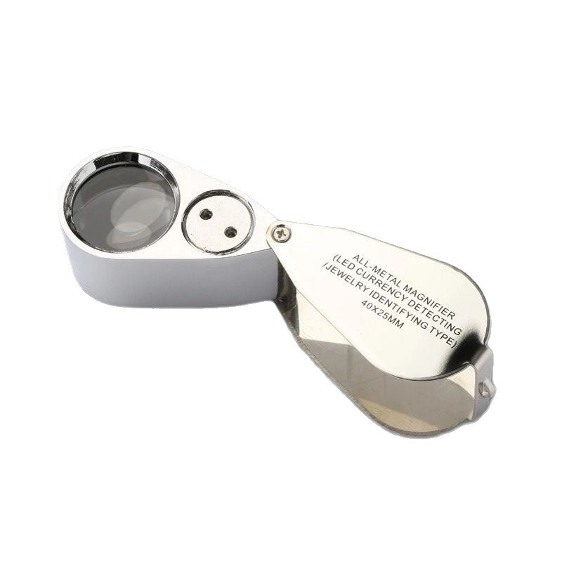 Handheld Folding LED Illuminated Magnifying Glass