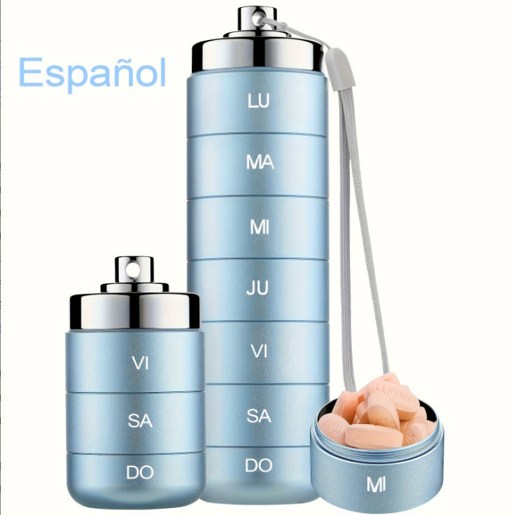 Waterproof Aluminum Alloy Medicine Organizer