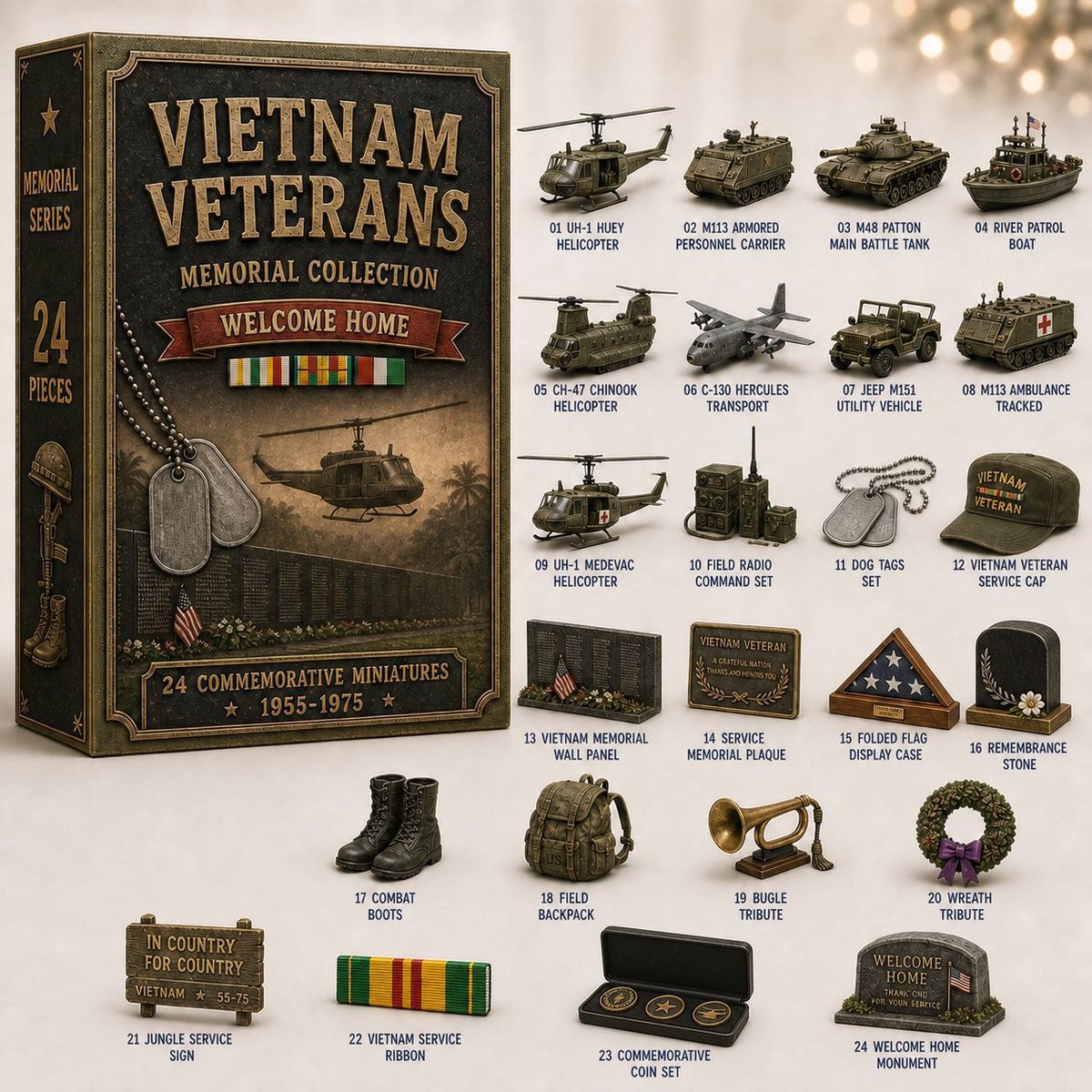 Aircraft Series Blind Box Advent Calendar Christmas Toy