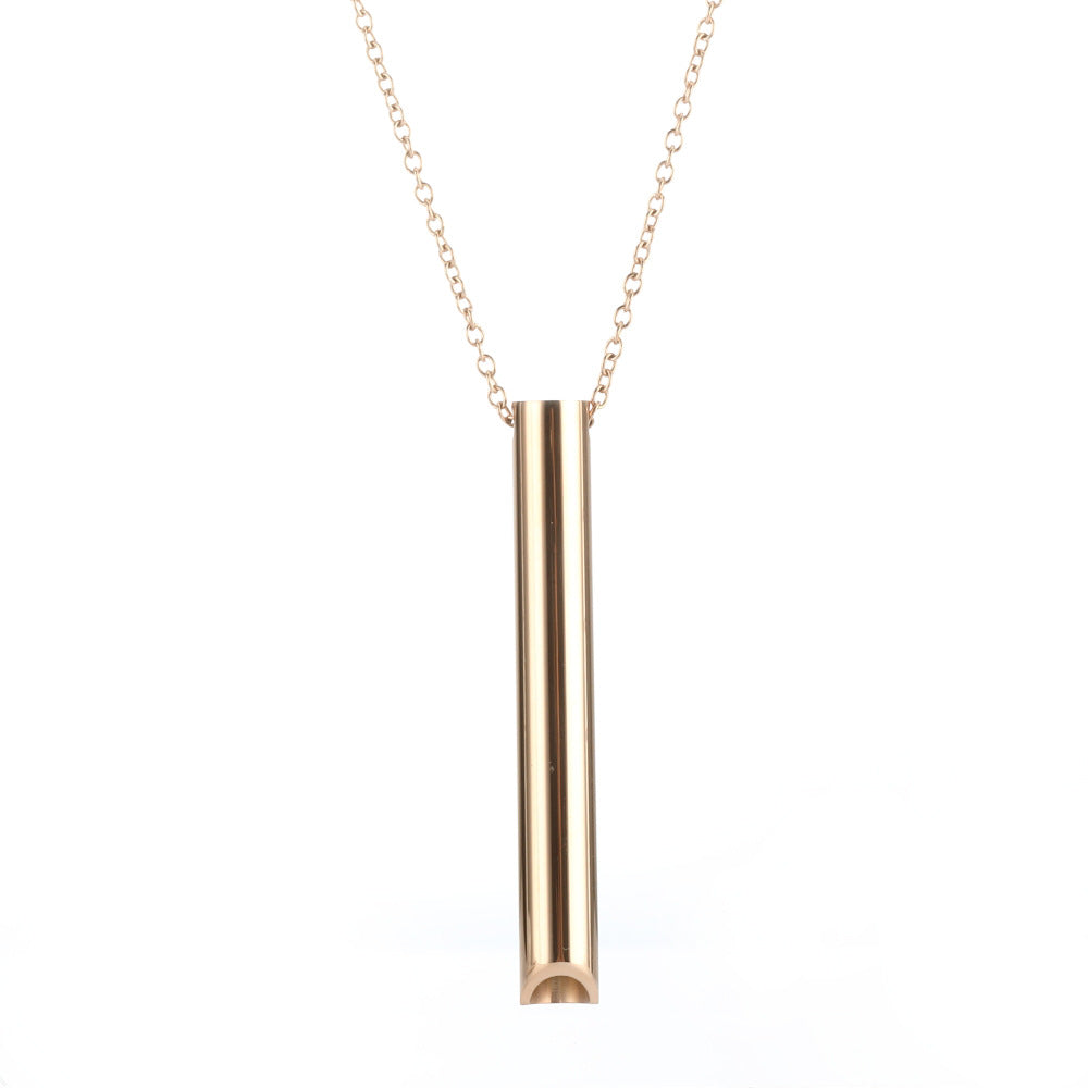 Adjustable Breathing Meditation Whistle Necklace