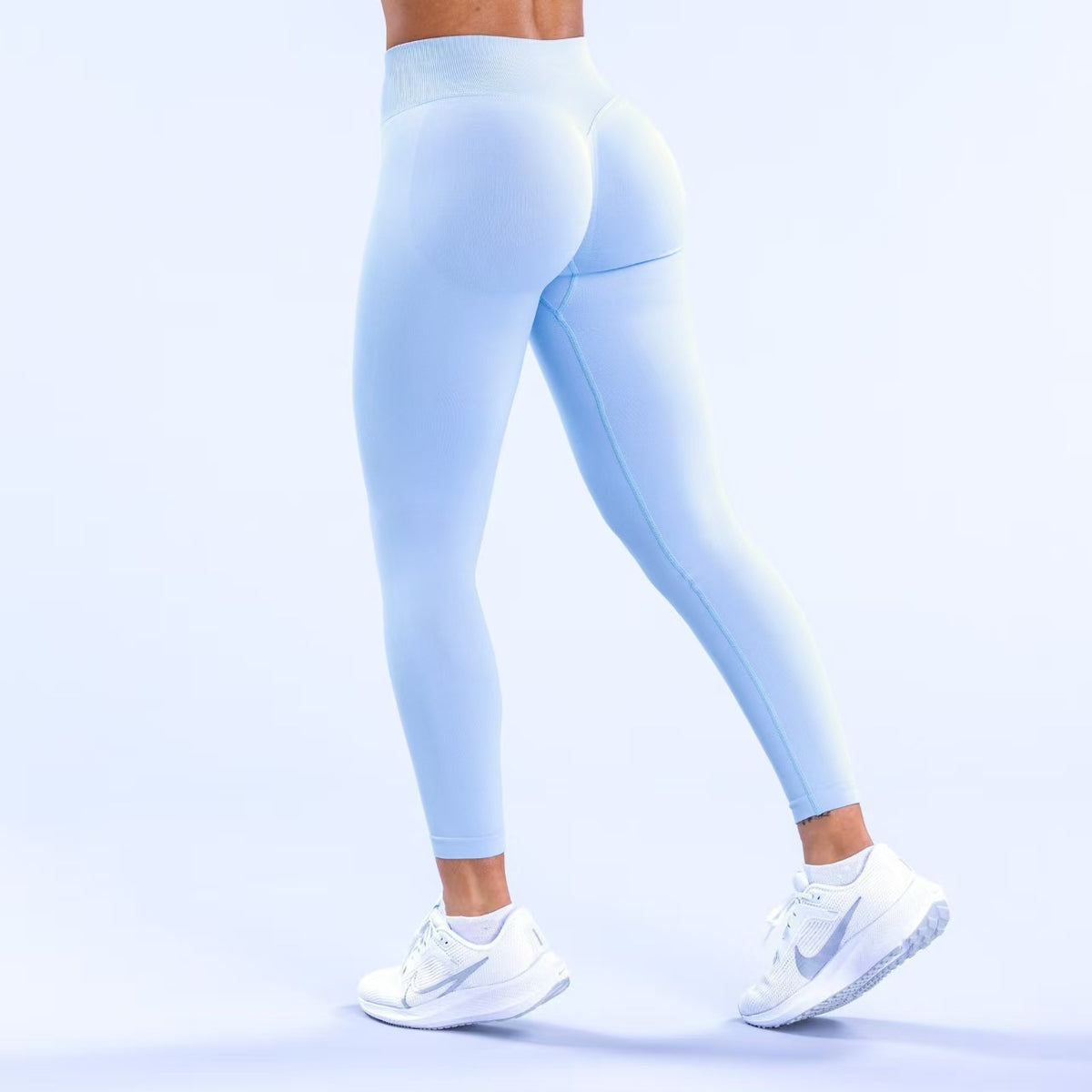 Seamless High-Waist Scrunch Butt Lifting Sports Yoga Pants