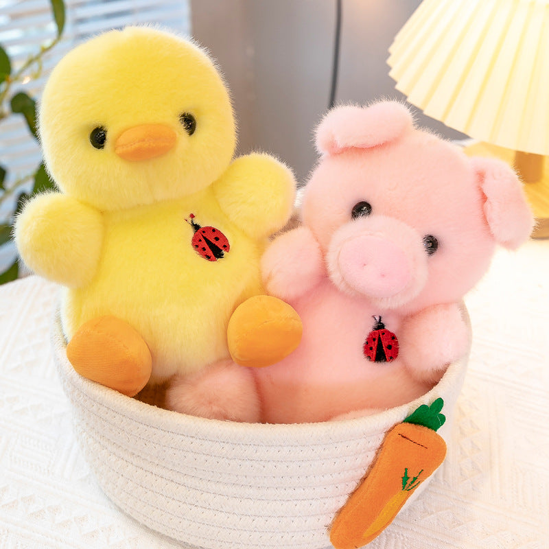 Super Soft Short Plush Animal Doll, 20cm Stuffed Toy, Soothing PP Cotton Plushie for Kids