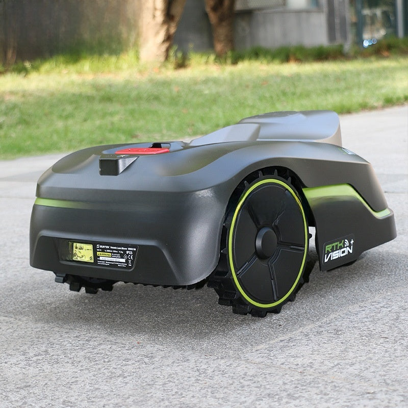 Autonomous Lawn Mowing Robot with Vision AI Navigation
