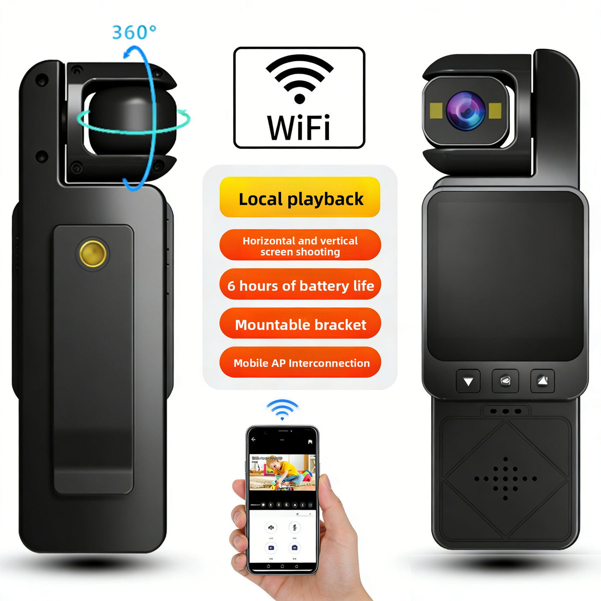 1080P HD Outdoor Cycling Sports Camera teemdrop