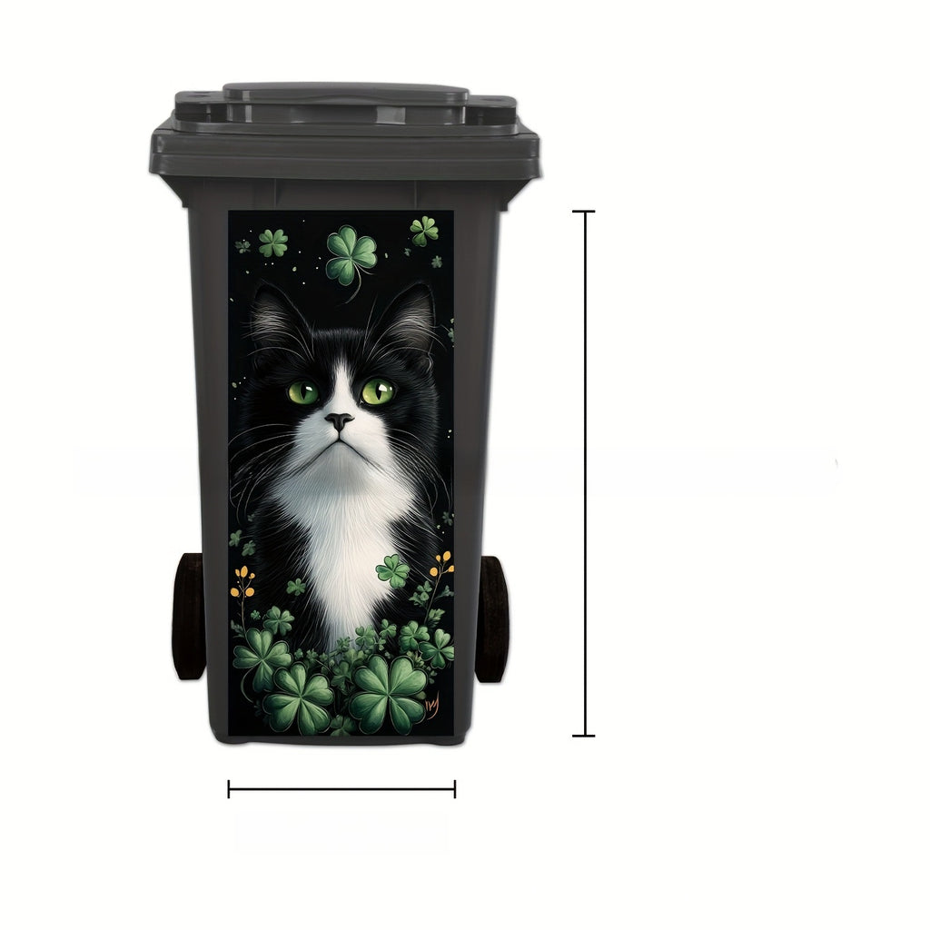 Self-Adhesive Waterproof Vinyl Trash Can Sticker teemdrop