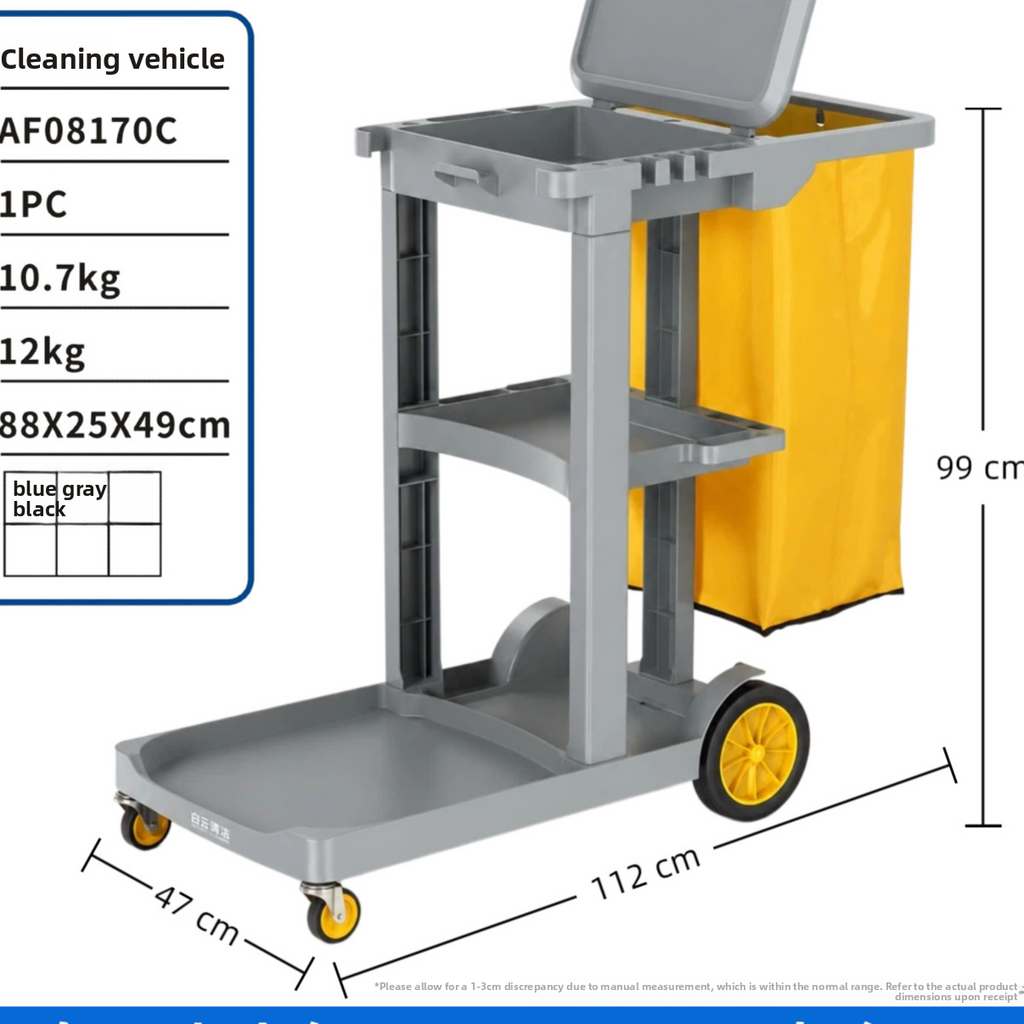 Cleaning car multi-function trolley
