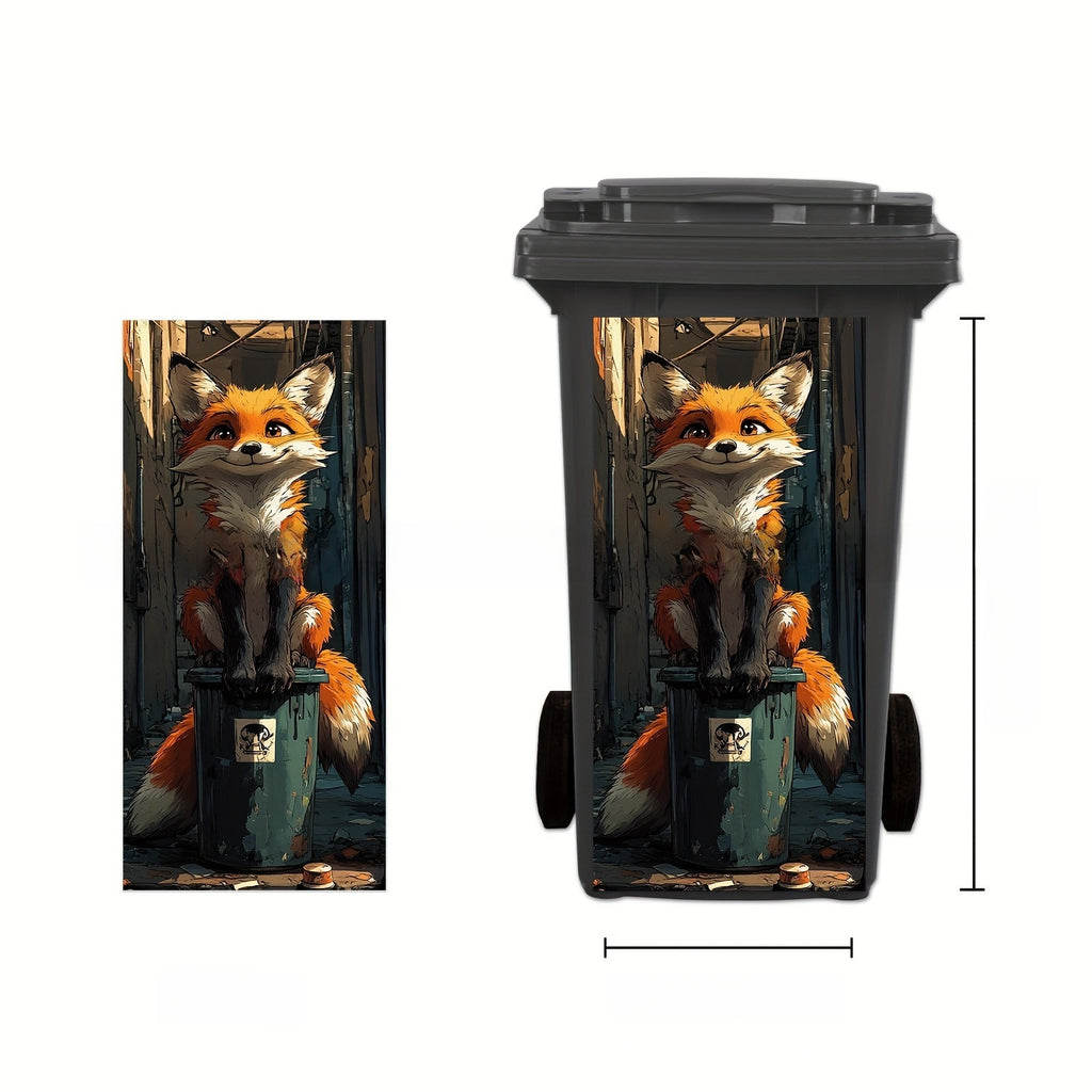 Self-Adhesive Waterproof Vinyl Trash Can Sticker teemdrop