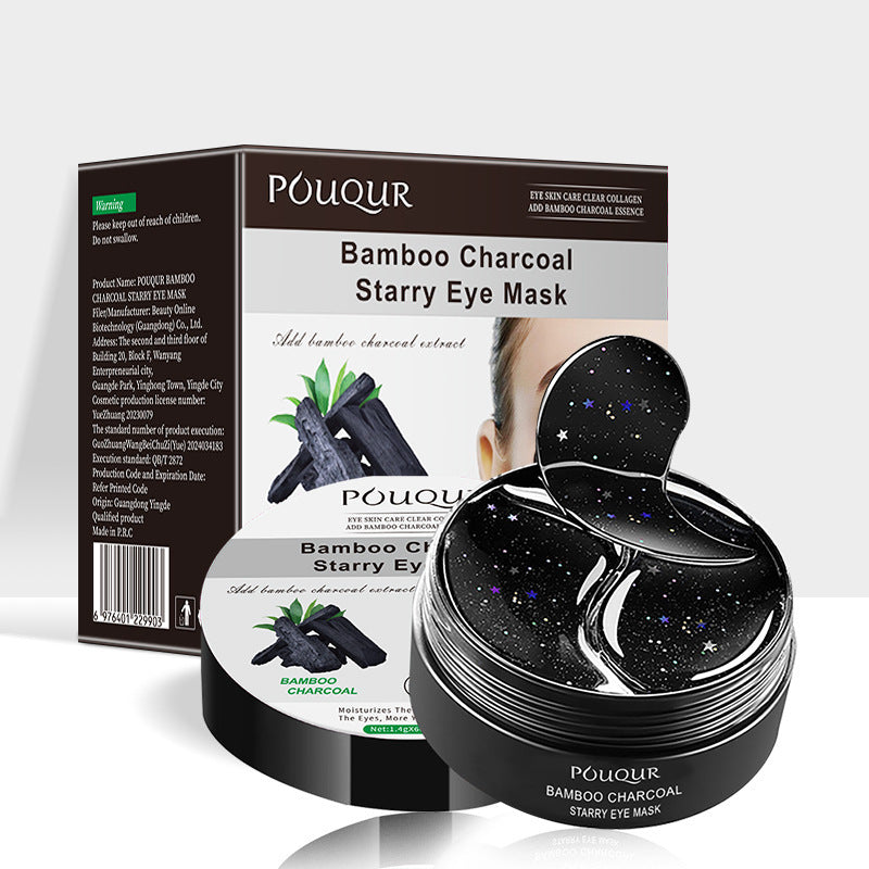 Gold eye mask for dark circles and hydration