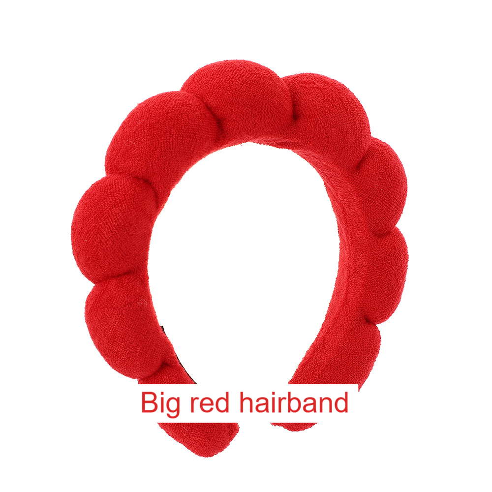 Lady's velvet sponge hairband teemdrop