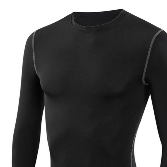 Fitness Long-Sleeved Moisture-Wicking Sports Shirt teemdrop
