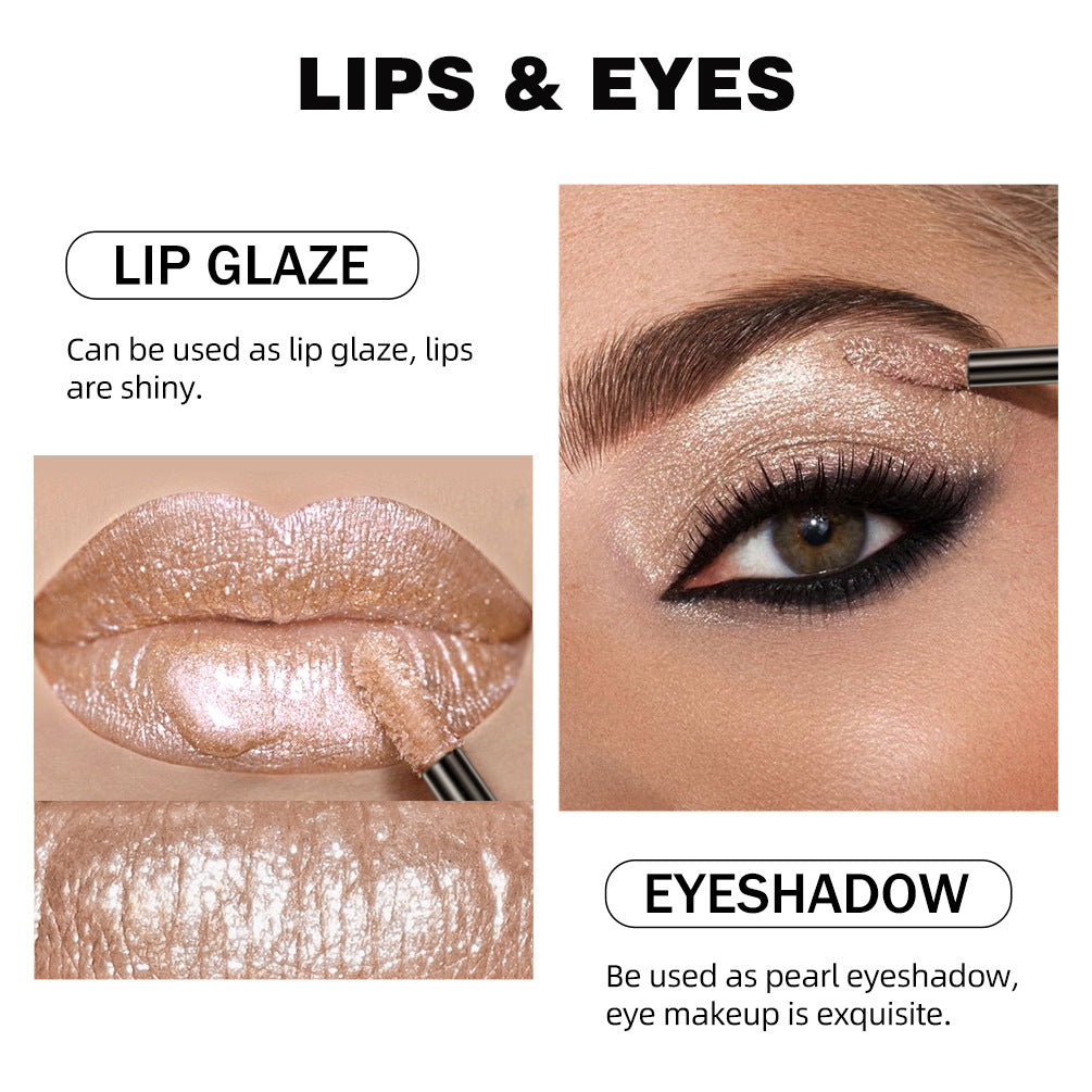 Long-lasting and non-sticky lip and cheek makeup gloss
