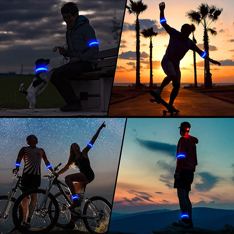Glowing running armband