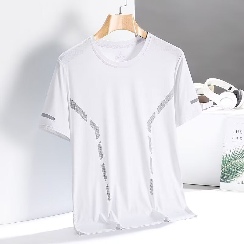 Mens Striped Short Sleeve T-Shirt