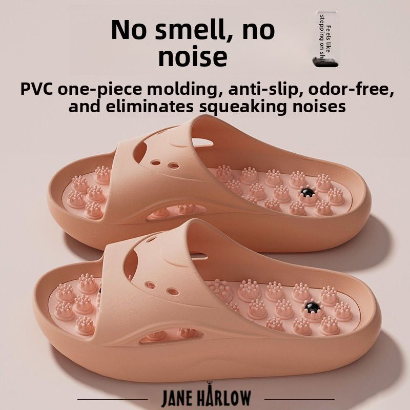 Women's Magnet Massage Anti-Slip Hollow PVC Slippers teemdrop