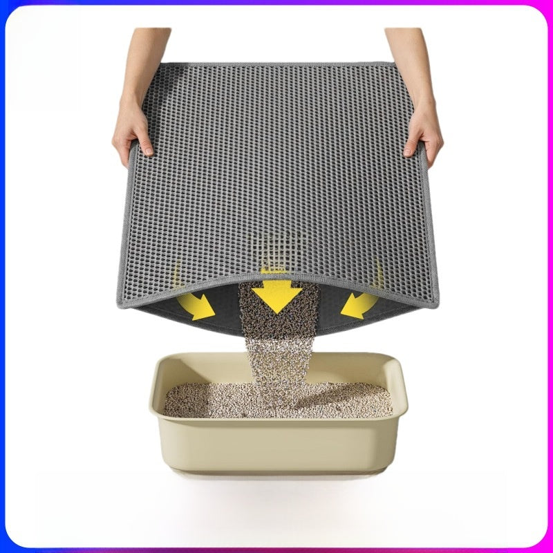cat litter mat