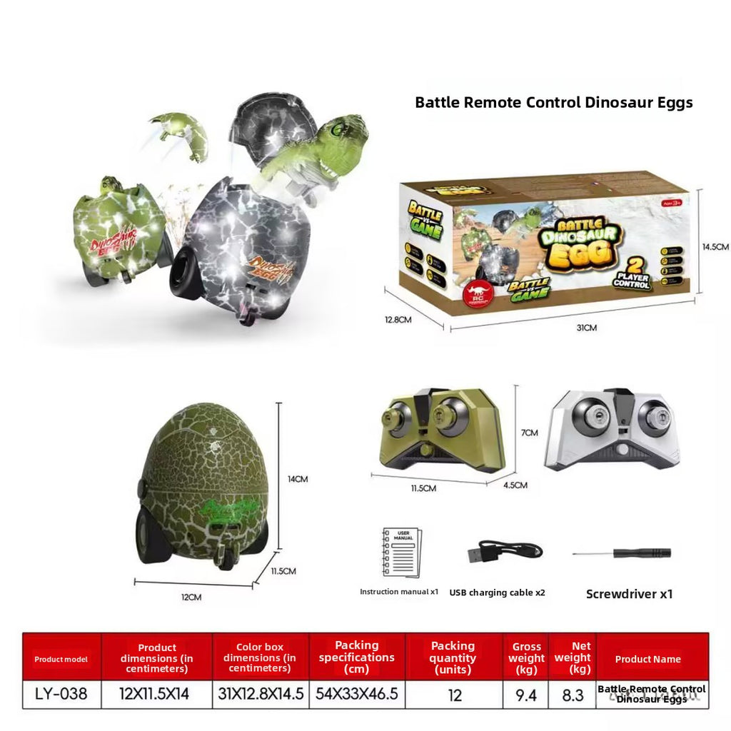 Oversized Dinosaur Egg Model Rechargeable Electric RC Car