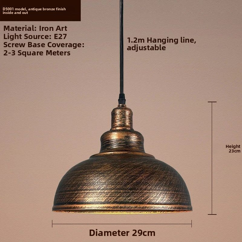 Iron Art Adjustable Ceiling Lamp