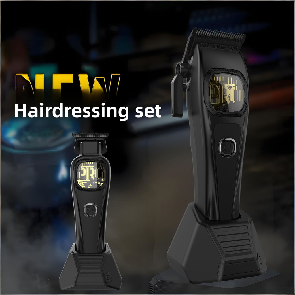 Professional Cordless Hair Clipper with Titanium Ceramic Blade teemdrop