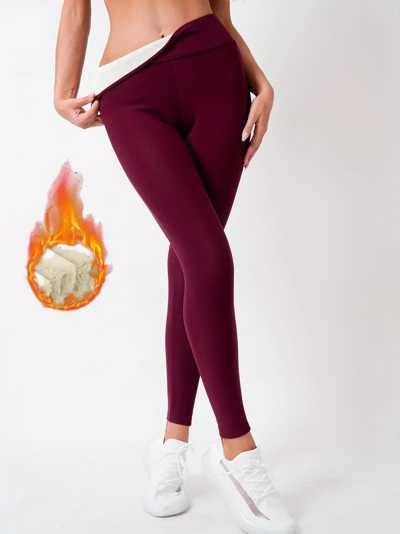 Thick Velvet High-Waisted Warm Yoga Leggings