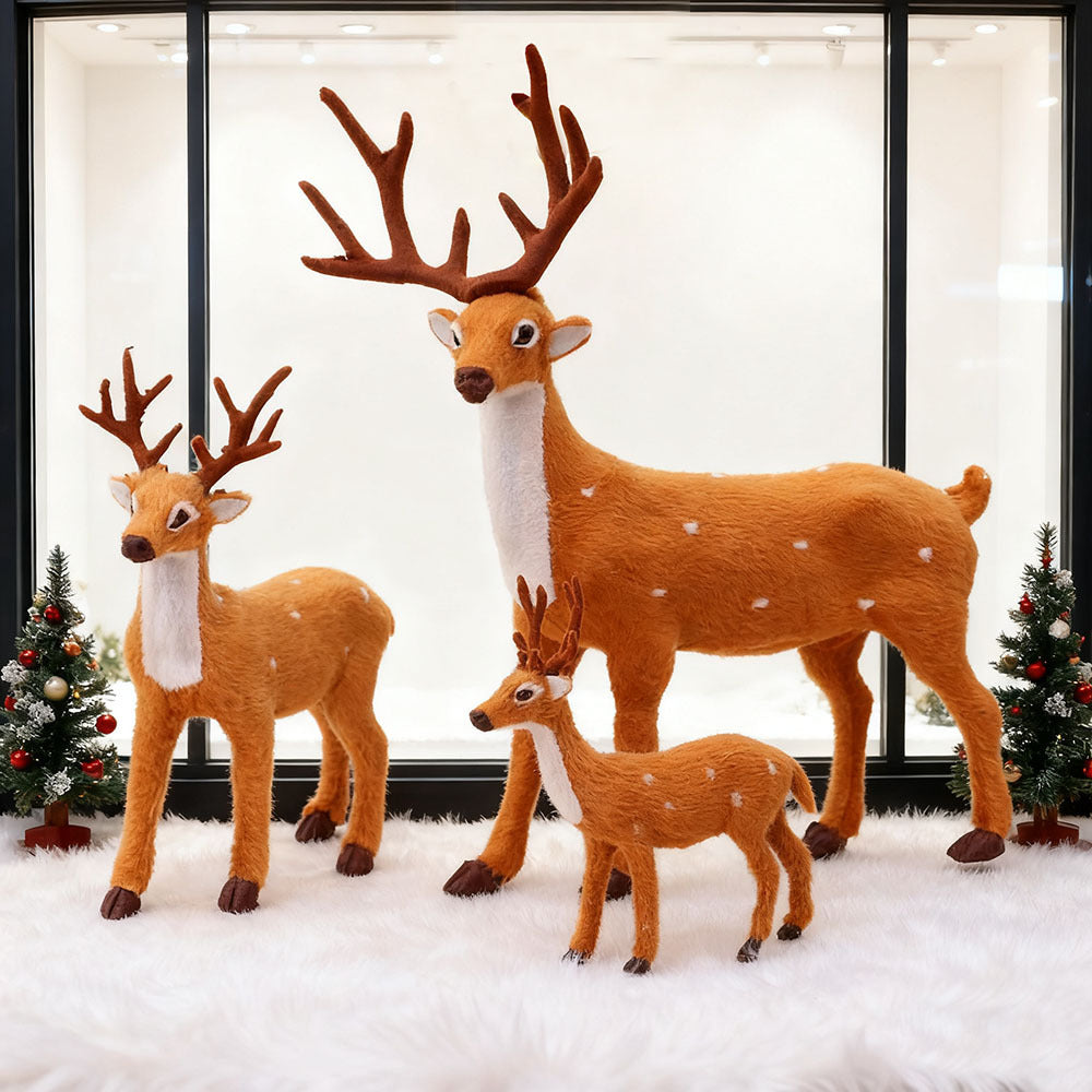 Christmas reindeer figurine